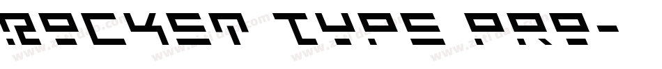 Rocket Type Pro字体转换